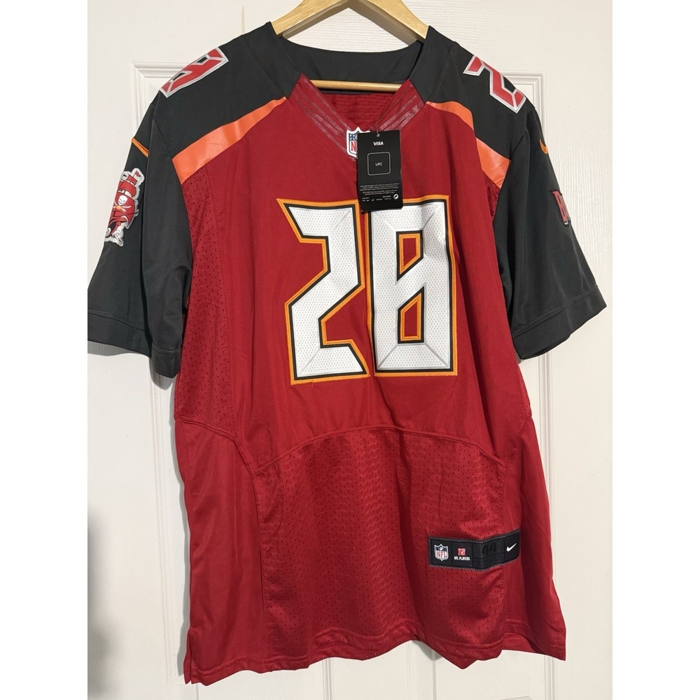 Nike Tampa Bay Buccaneers Jersey Mens 44 Red Vernon Hargreaves III 28 On Field